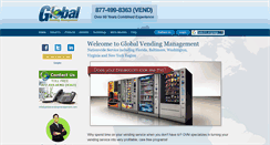 Desktop Screenshot of globalvendingmanagement.com